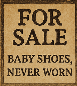 advert, Baby shoes, never worn